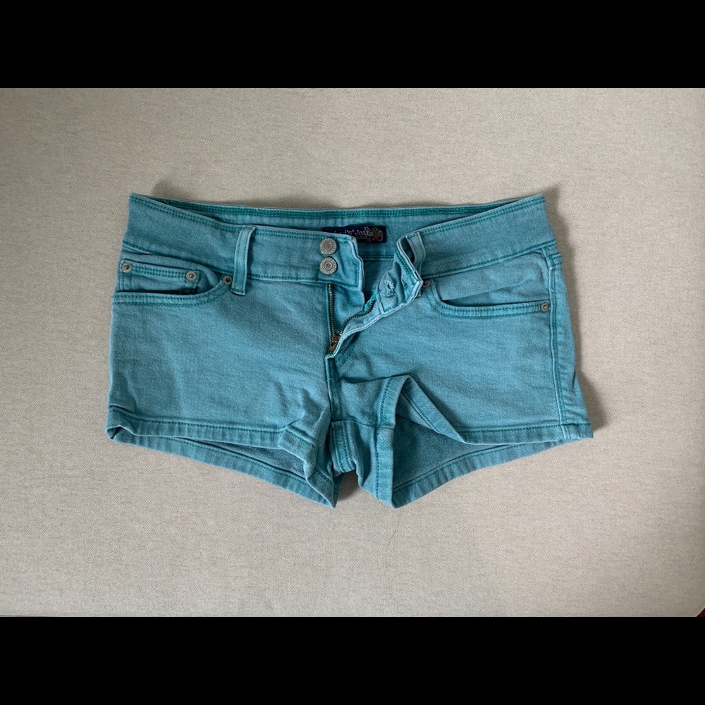 Levi Shorts Size 5 Turquoise Blue